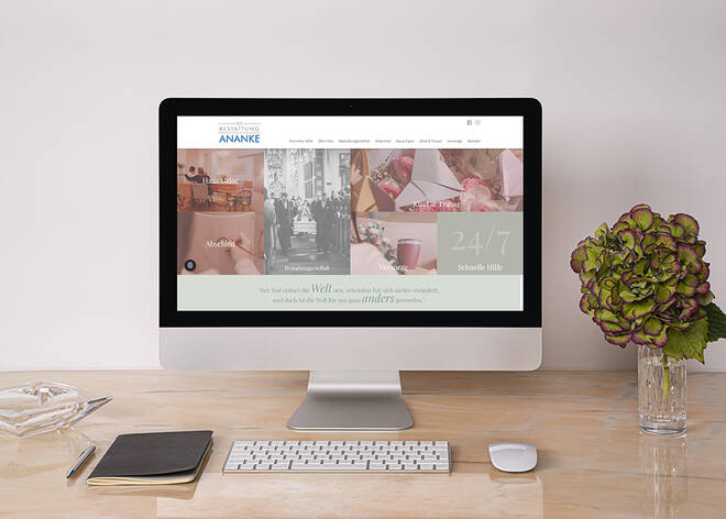 Website Ananke Bestattungen