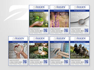 Bestattungshaus Illgen Anzeigenserie