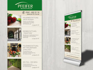 Pfeifer Bestattungen Roll-Up Banner
