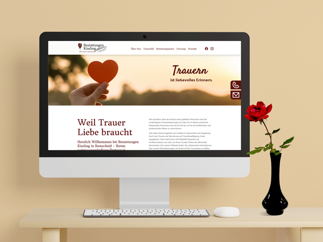 Bestattungen Kissling Website