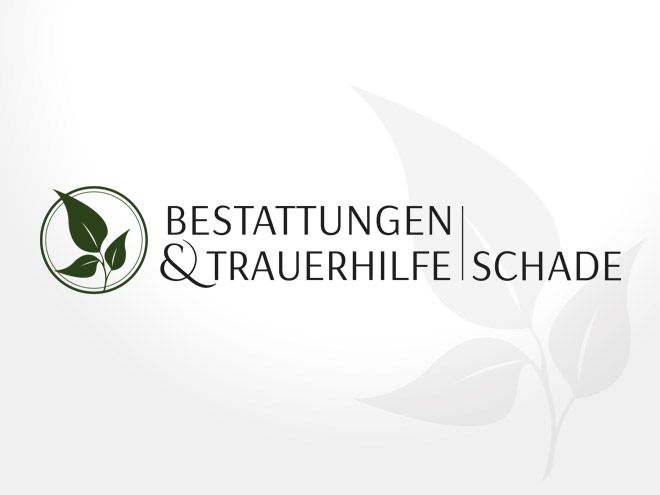 Bestattungen und Trauerhilfe Schade Logoentwicklung