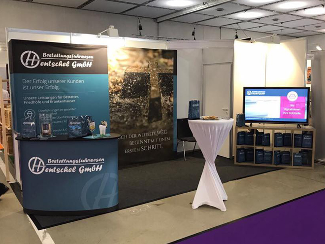Bestattungsfuhrwesen Hentschel Messestand