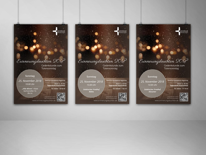 Erinnerungsleuchten Plakate