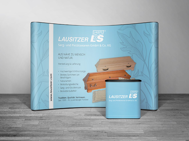 Lausitzer Sarg Messestand