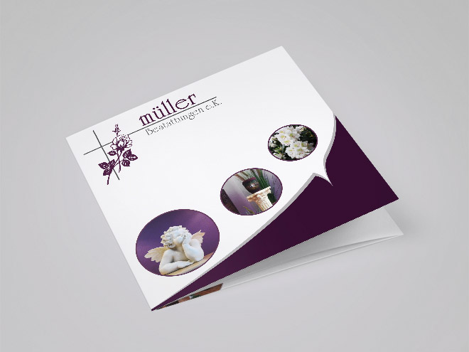 Müller Bestattungen Image-Flyer