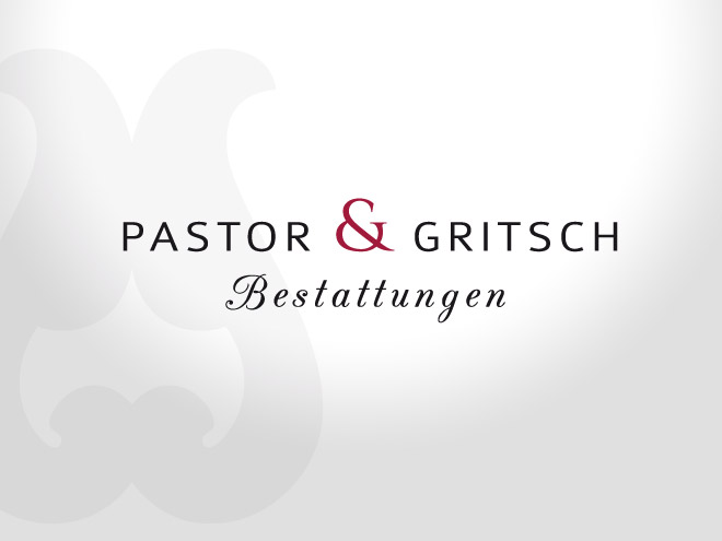 Pastor & Gritsch Bestattungen Logogestaltung