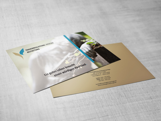 Trauerbegleitung Kröger Image-Flyer