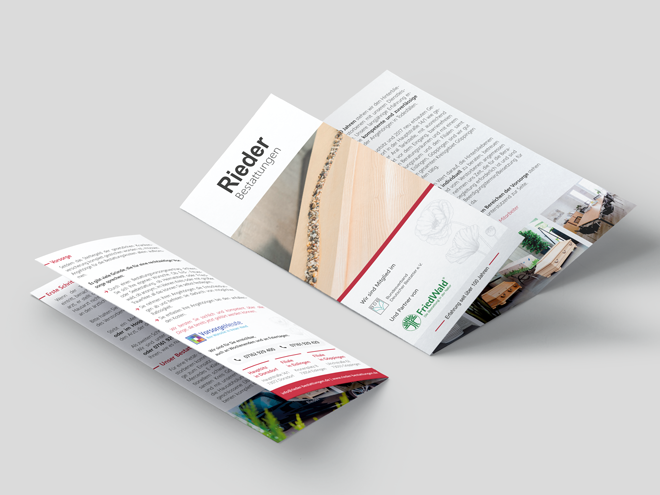 Rieder Bestattungen Image Flyer