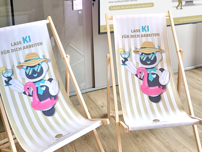 aiu Bestatterkommunikation Messestand