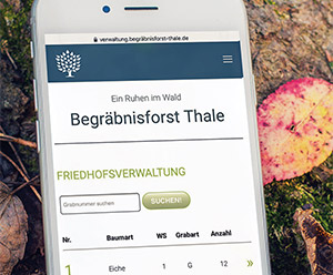 Beitrag "Ein Waldfriedhof wird DIGITAL" - Zeitschrift Bundesverband Bestattungsbedarf